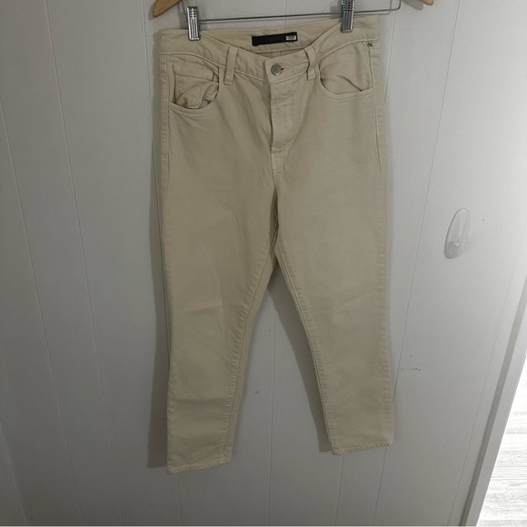 J Brand Women's Straight Leg Jeans - Cream - Picture 1 of 4